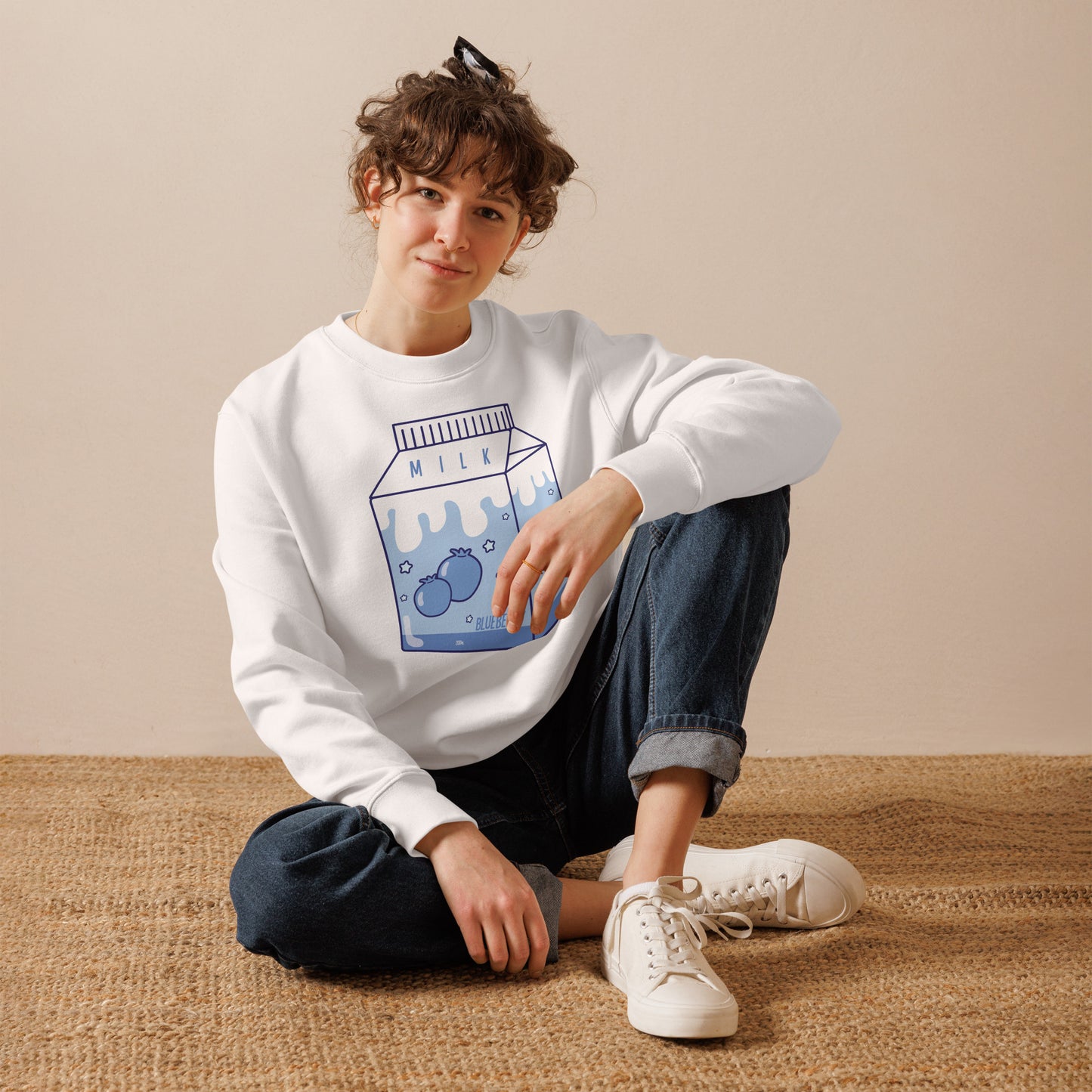 Blueberry tenshi kaiwai unisex sweatshirt