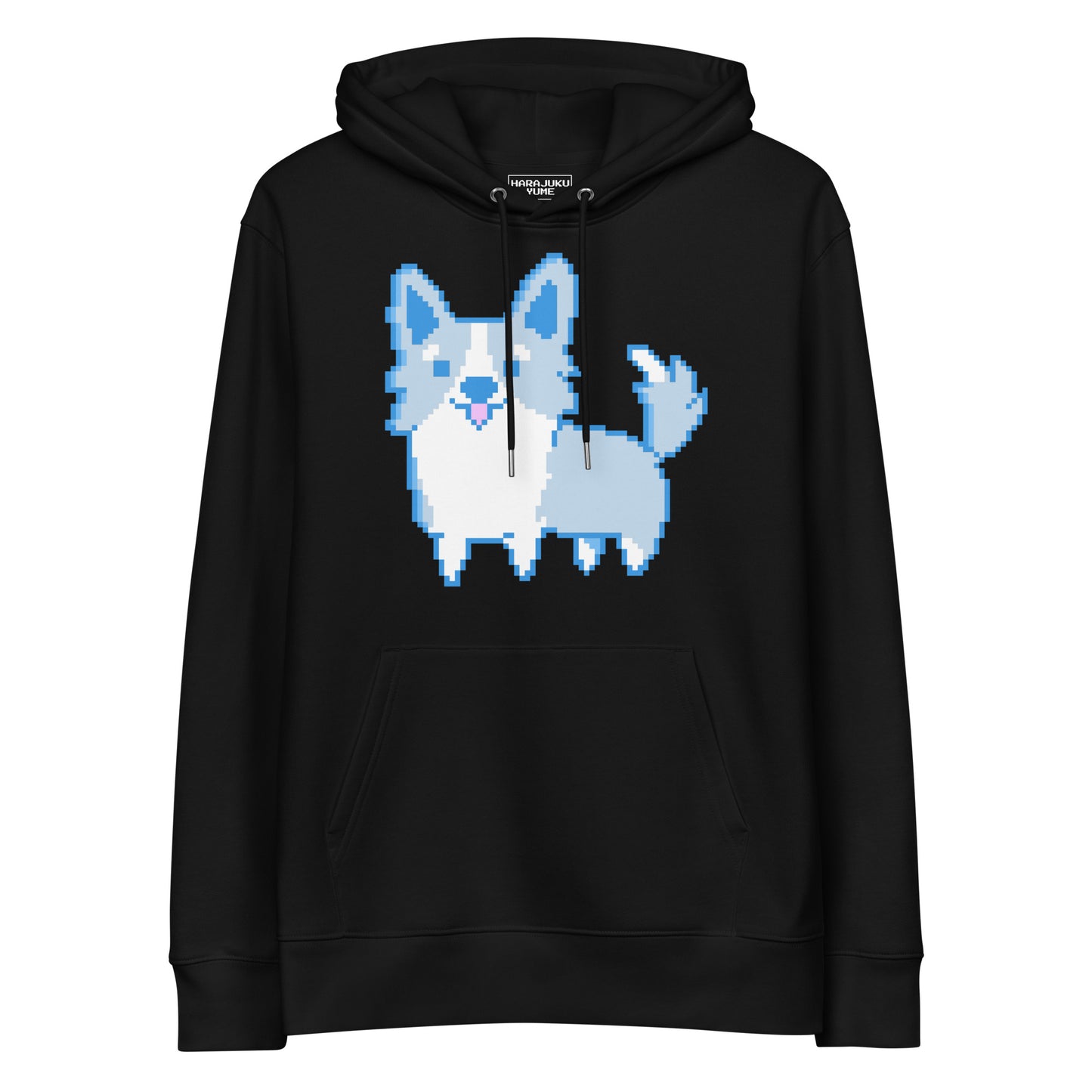 Corgi dog tenshi kaiwai unisex organic cotton hoodie