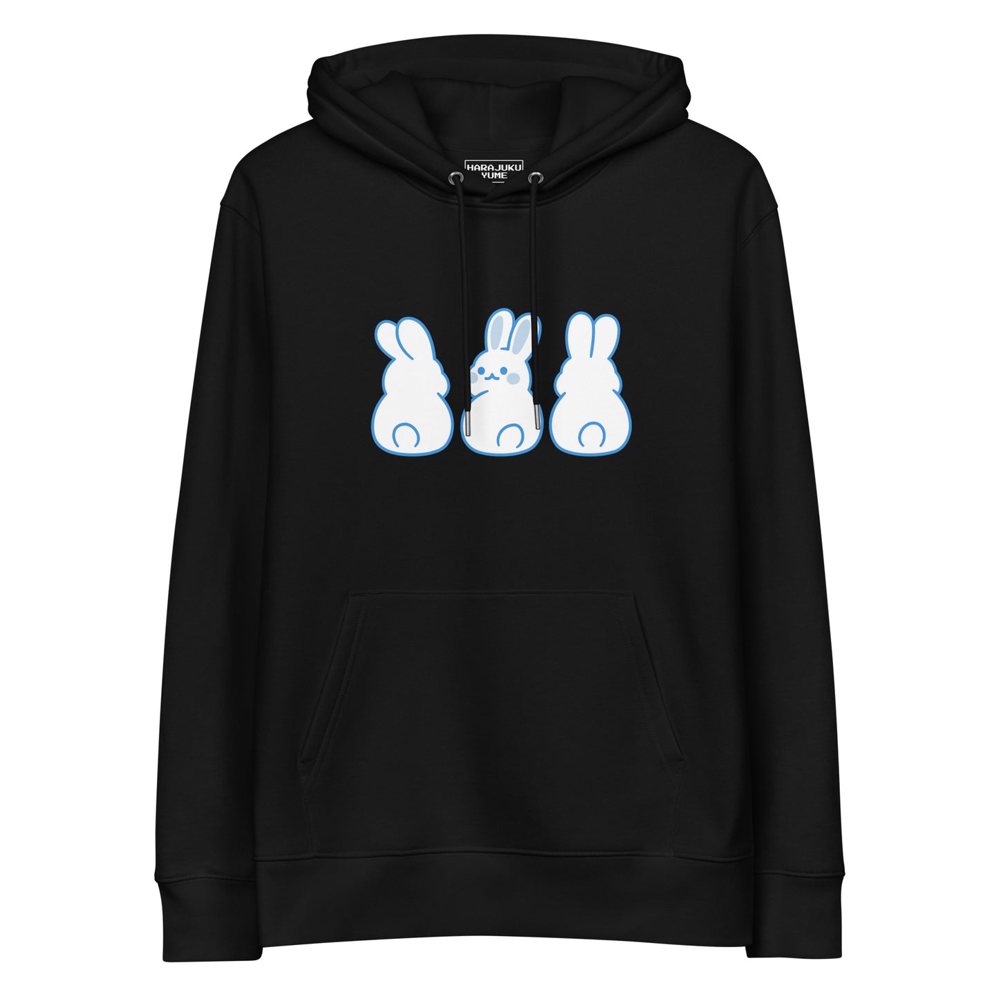 Bunny tenshi kaiwai unisex organic cotton hoodie