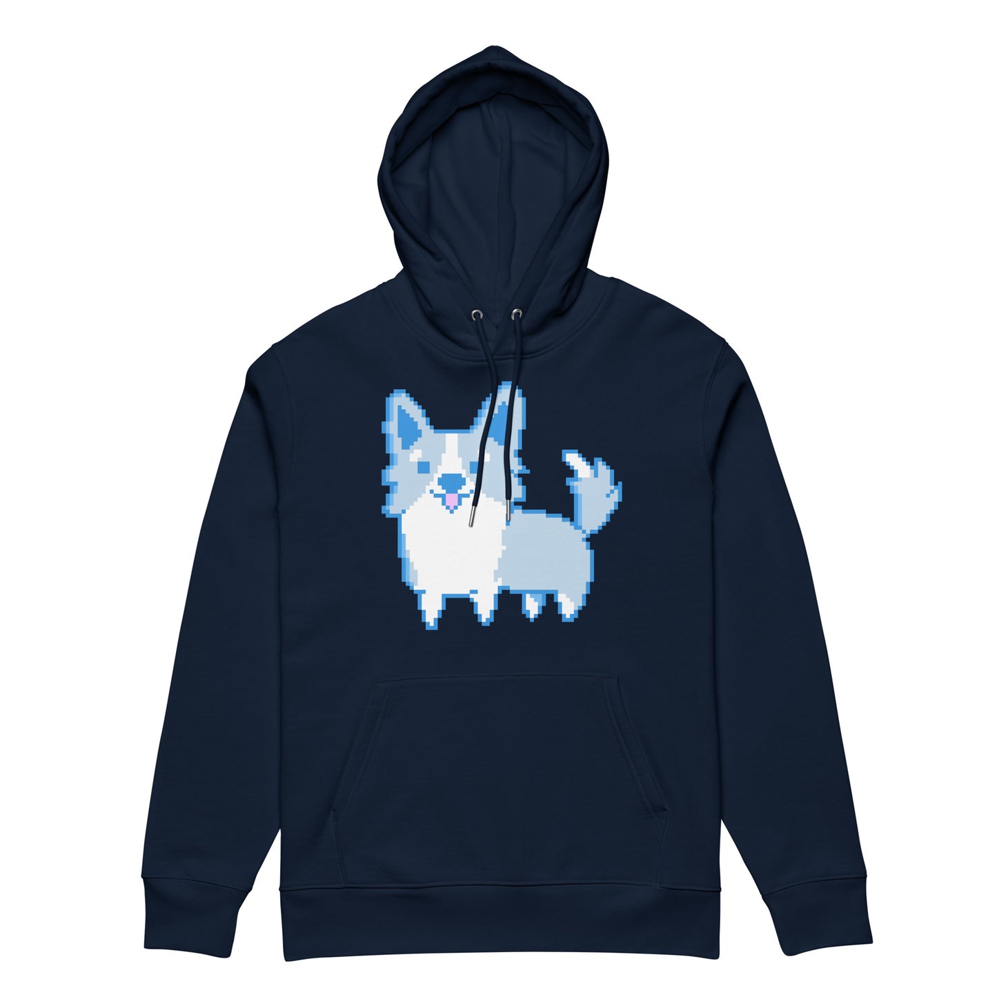 Corgi dog tenshi kaiwai unisex organic cotton hoodie