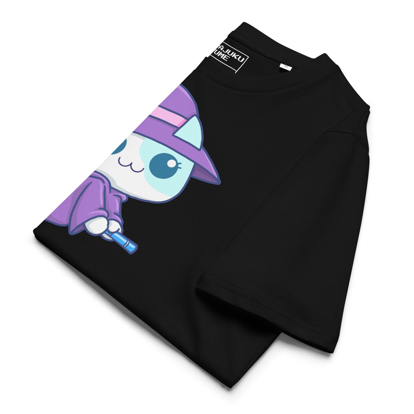 Cat witch yume kawaii unisex organic cotton t-shirt