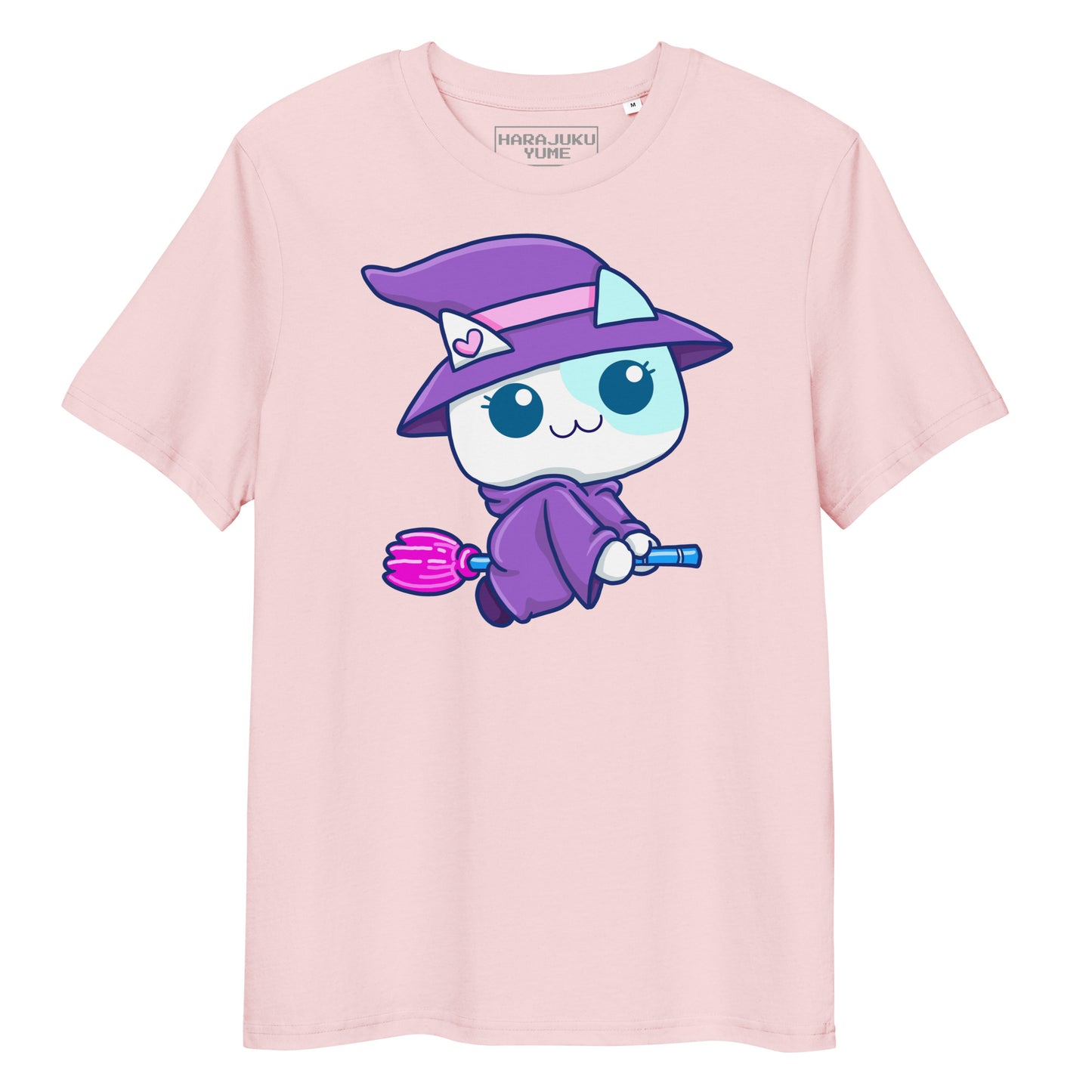 Cat witch yume kawaii unisex organic cotton t-shirt