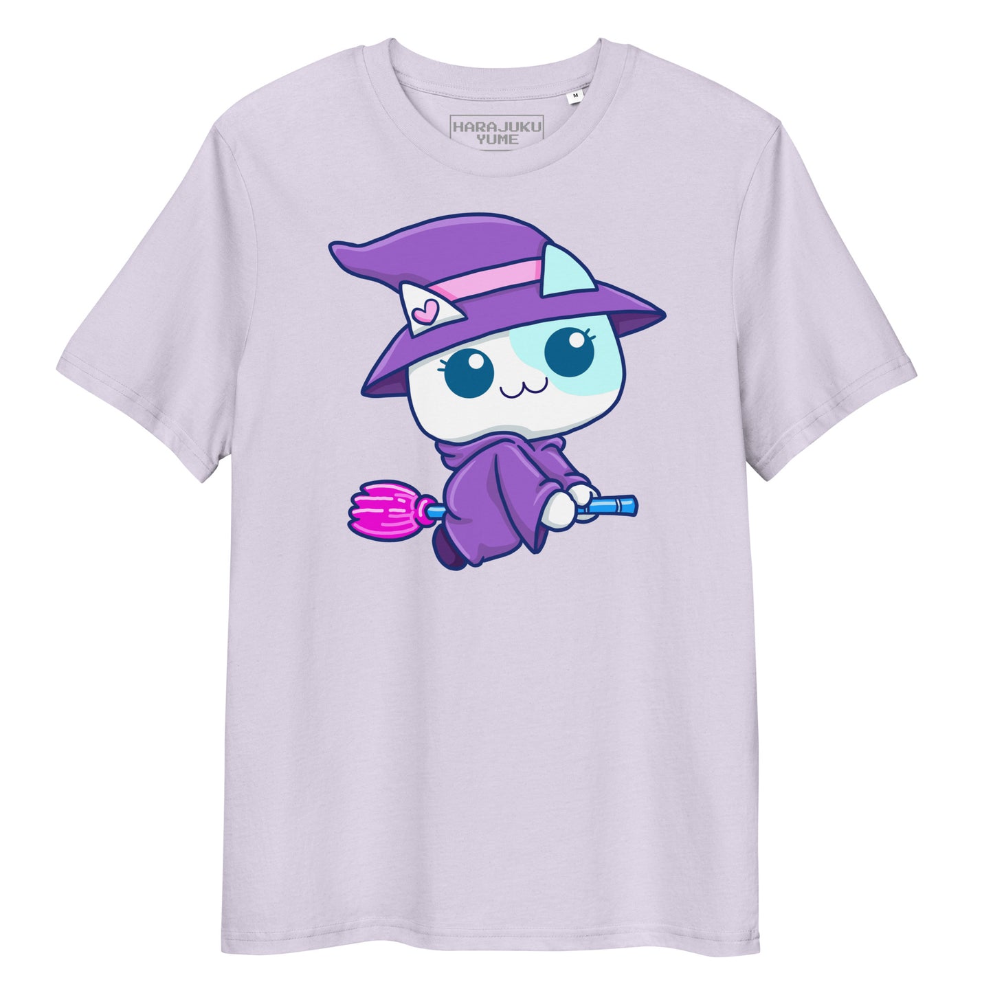 Cat witch yume kawaii unisex organic cotton t-shirt