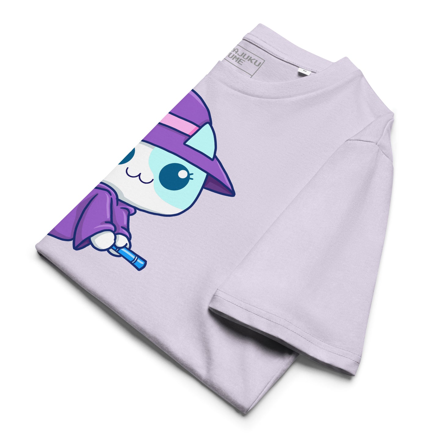 Cat witch yume kawaii unisex organic cotton t-shirt