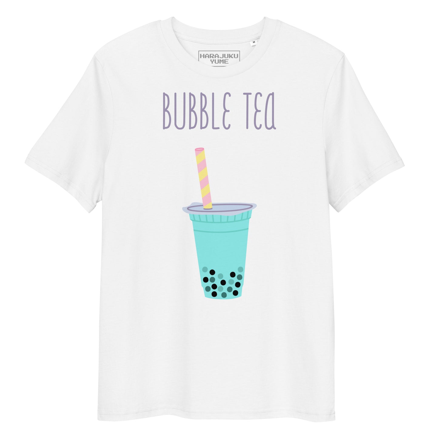 Bubble tea kawaii unisex organic cotton t-shirt