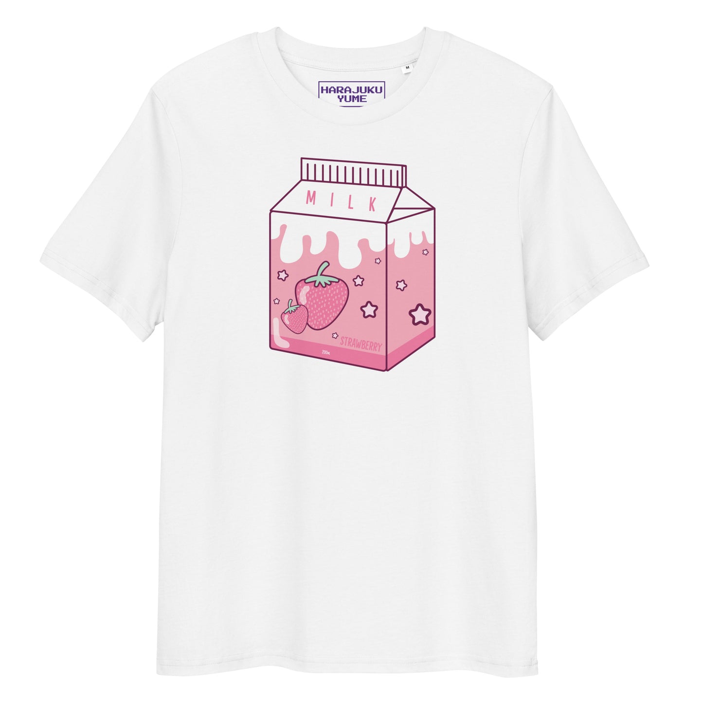 Strawberry yume kawaii unisex organic cotton t-shirt