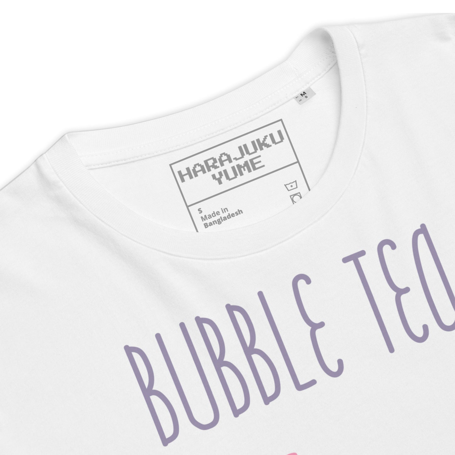 Bubble tea kawaii unisex organic cotton t-shirt